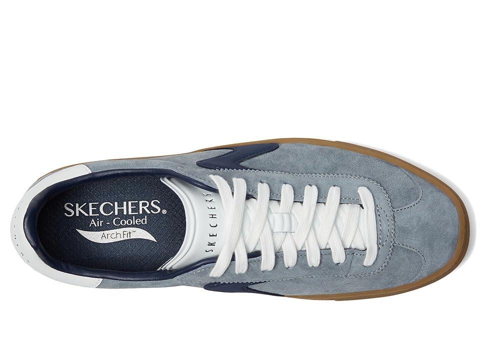 SKECHERS Arch Fit Legend (Grey/Navy) Men's Shoes Product Image