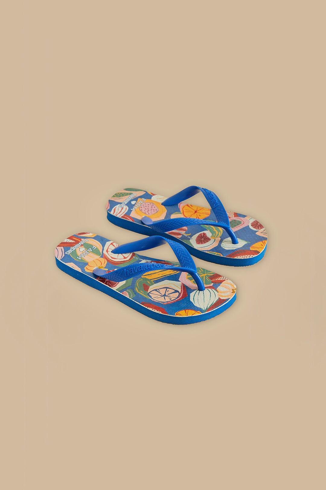 Farm Salada De Frutas Havaianas Sandals, BLUE / 5-6 Product Image