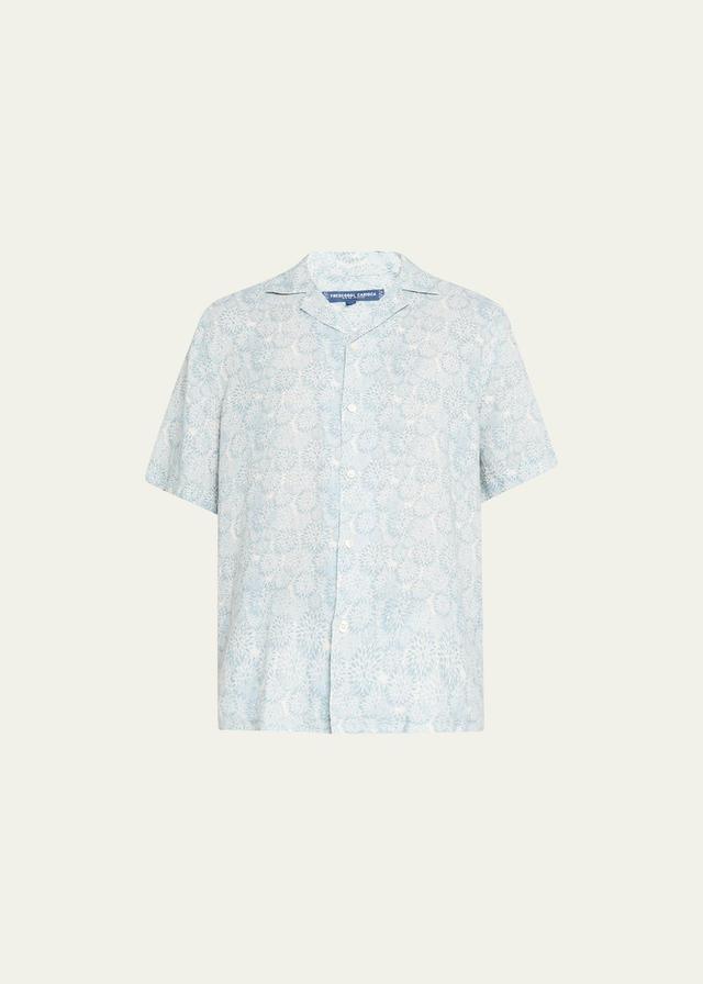 Mens Roberto Medallion-Print Camp Shirt Product Image