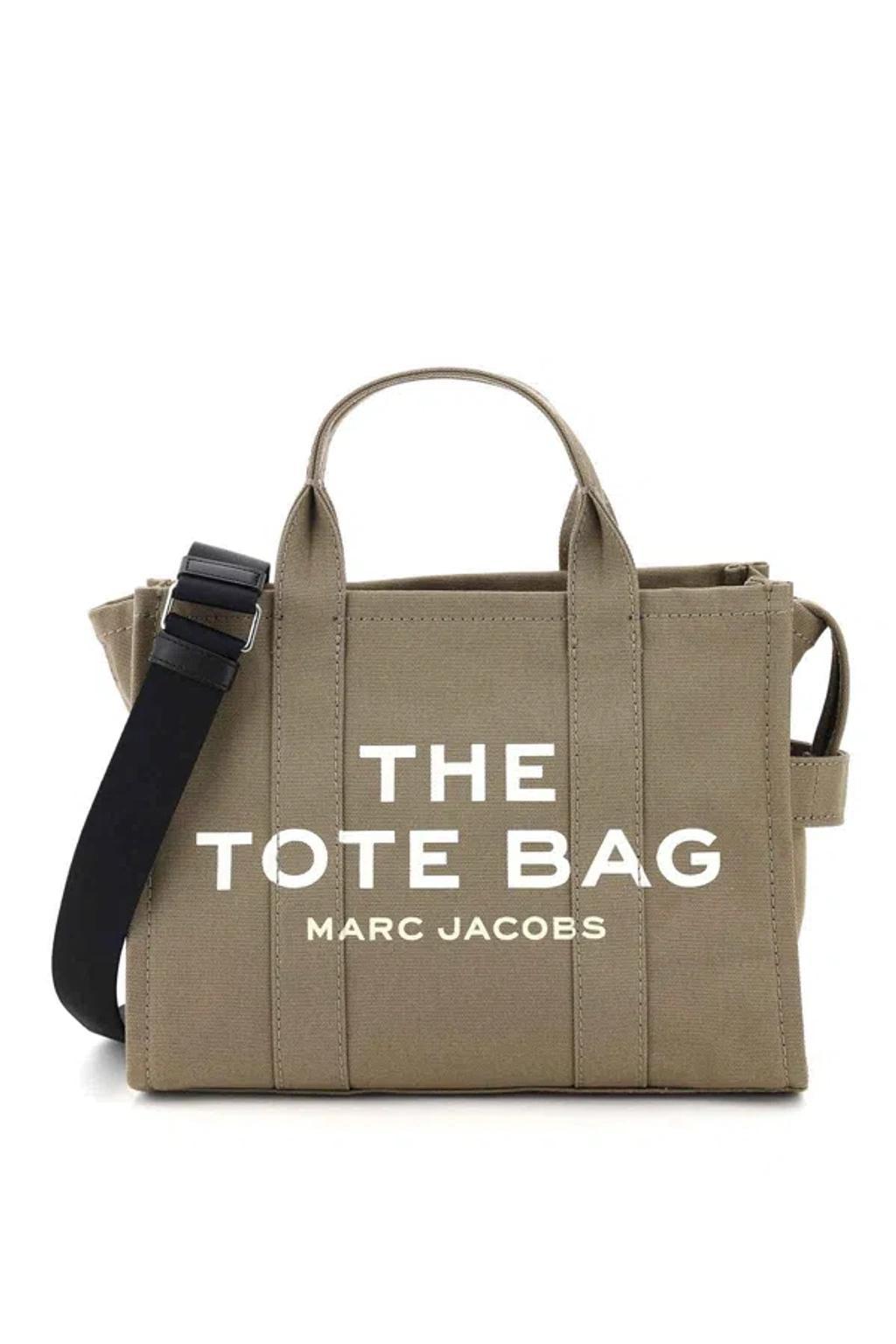 MARC JACOBS The Small Traveler Tote Bag In Brown Product Image