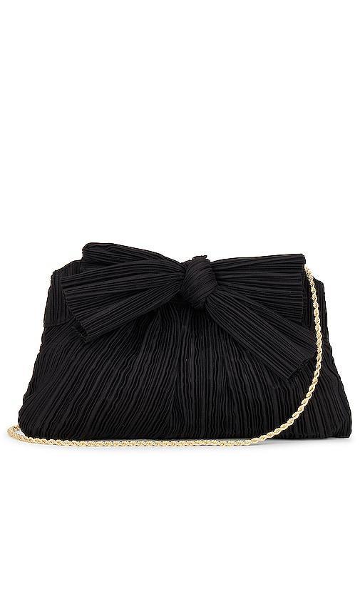 Womens Rayne Bow Pleated Frame Clutch Product Image