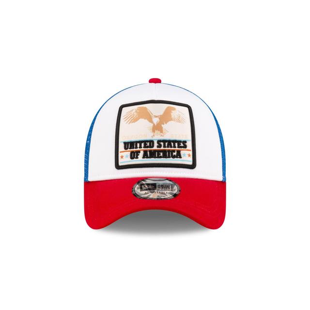 New Era Blue Eagle Patch 9FORTY A-Frame Snapback Hat Male Product Image