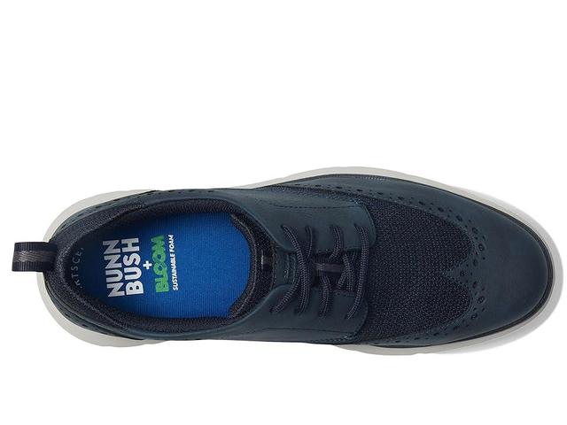 Nunn Bush Stance Knit Mens Wingtip Oxford Shoes Blue Team Product Image