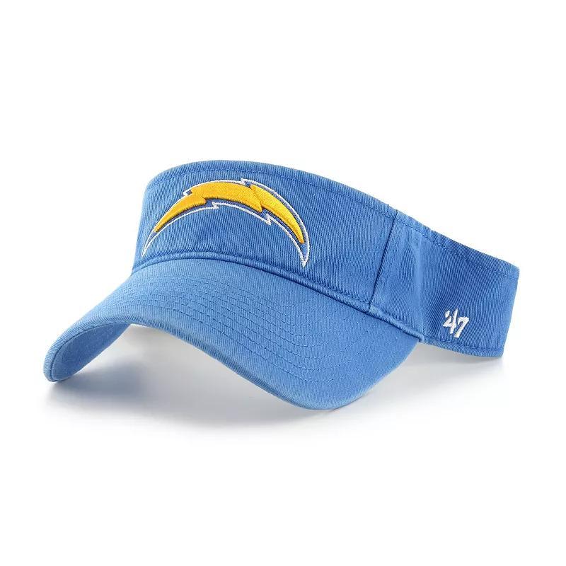 Mens 47 Brand Powder Blue Los Angeles Chargers Clean Up Visor Product Image