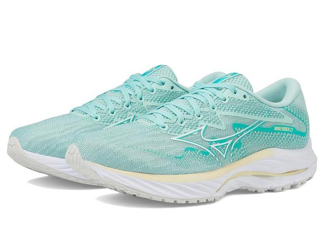 Mizuno Wave Rider 27 (Eggshell Blue Women's Shoes Product Image