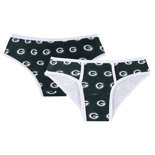 Womens Concepts Sport Bay Packers Gauge Allover Print Knit Panties Product Image