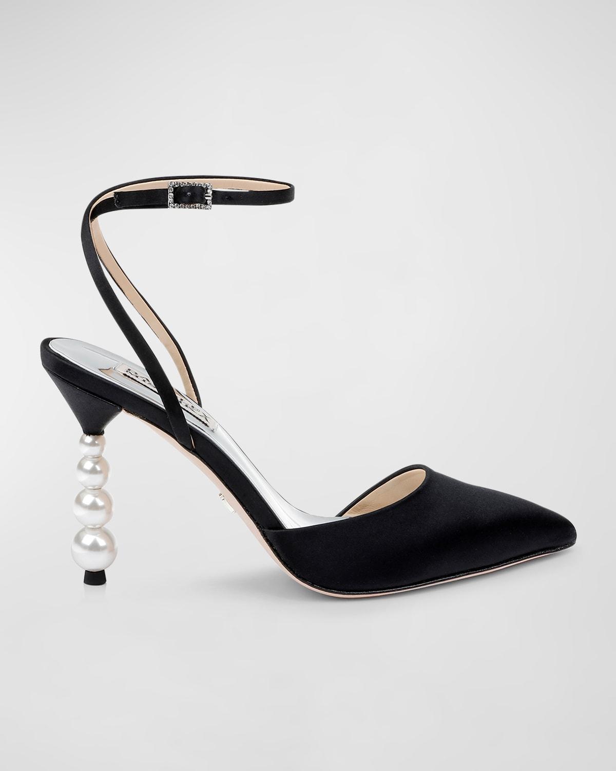 Badgley Mischka Collection Indie Ankle Strap Pointed Toe Pump Product Image