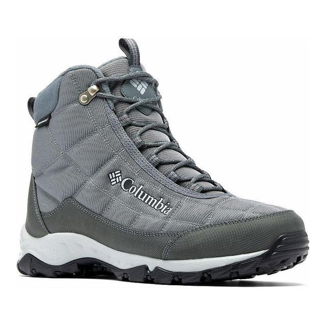 Columbia Firecamp Mens Winter Boots Gray Silver Product Image