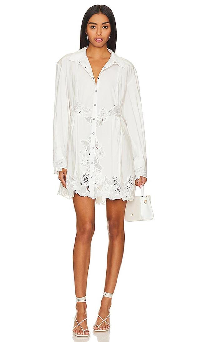 Constance Mini Dress In White Product Image