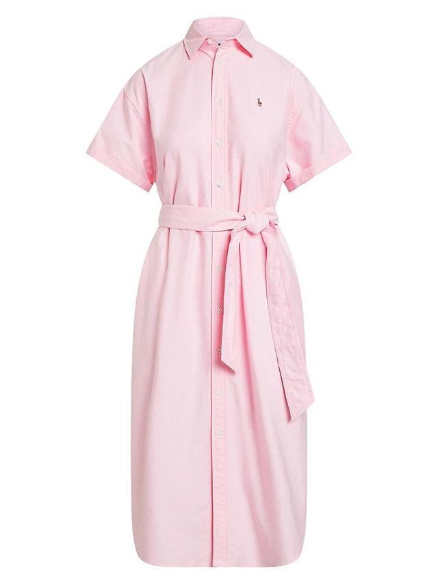 Womens Cotton Oxford Shirtdress Product Image