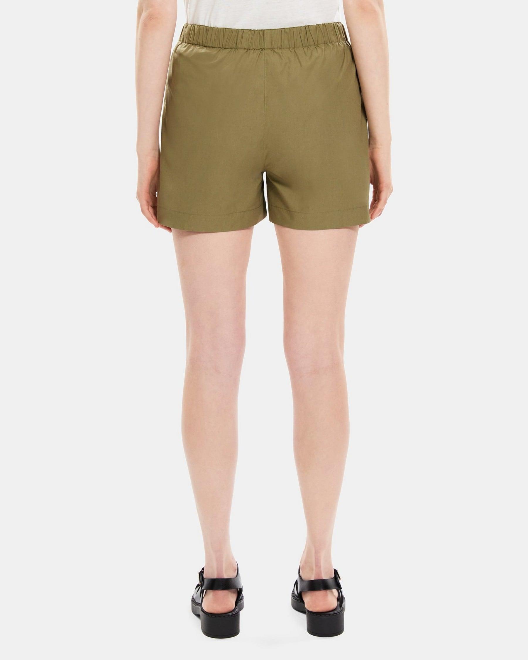 Pull-On Short in Cotton Poplin Product Image