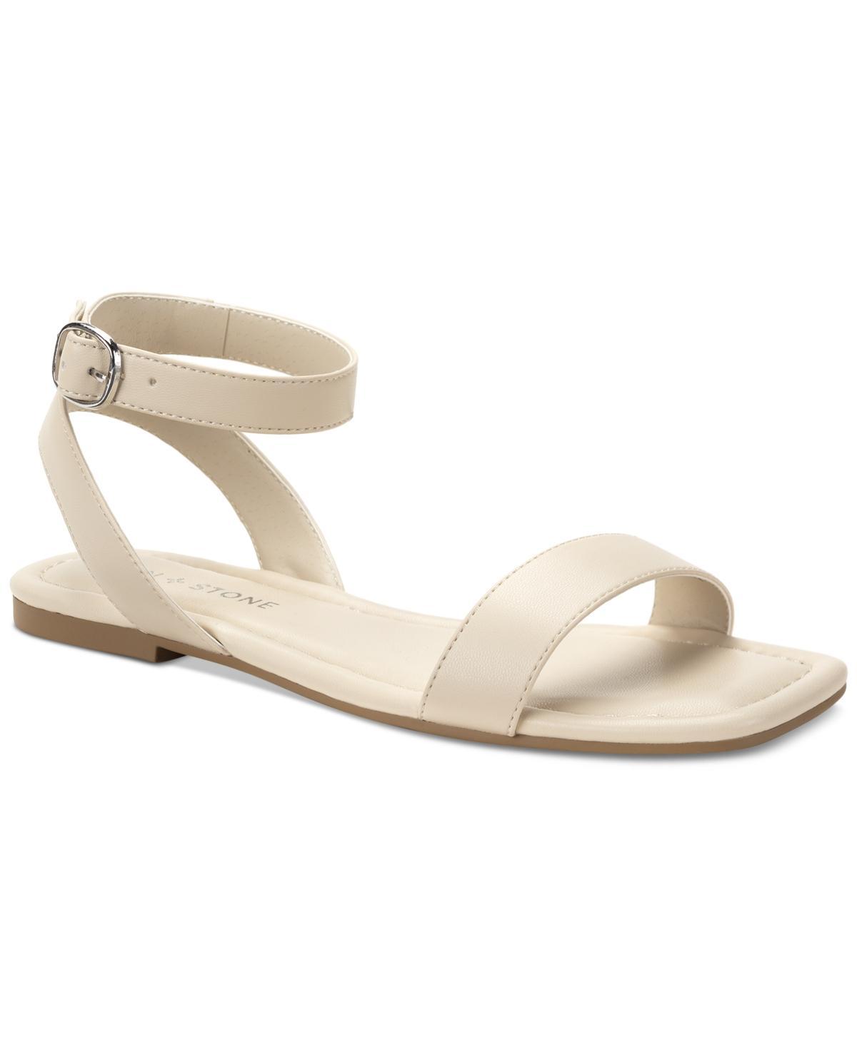 Sun + Stone Womens Quebecc Ankle Strap Flat Sandals, Created for Macys Product Image