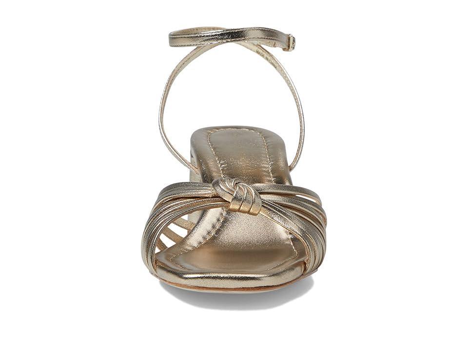 Womens Olivia 55MM Leather Knot Sandals - Champagne - Size 5 - Champagne - Size 5 Product Image