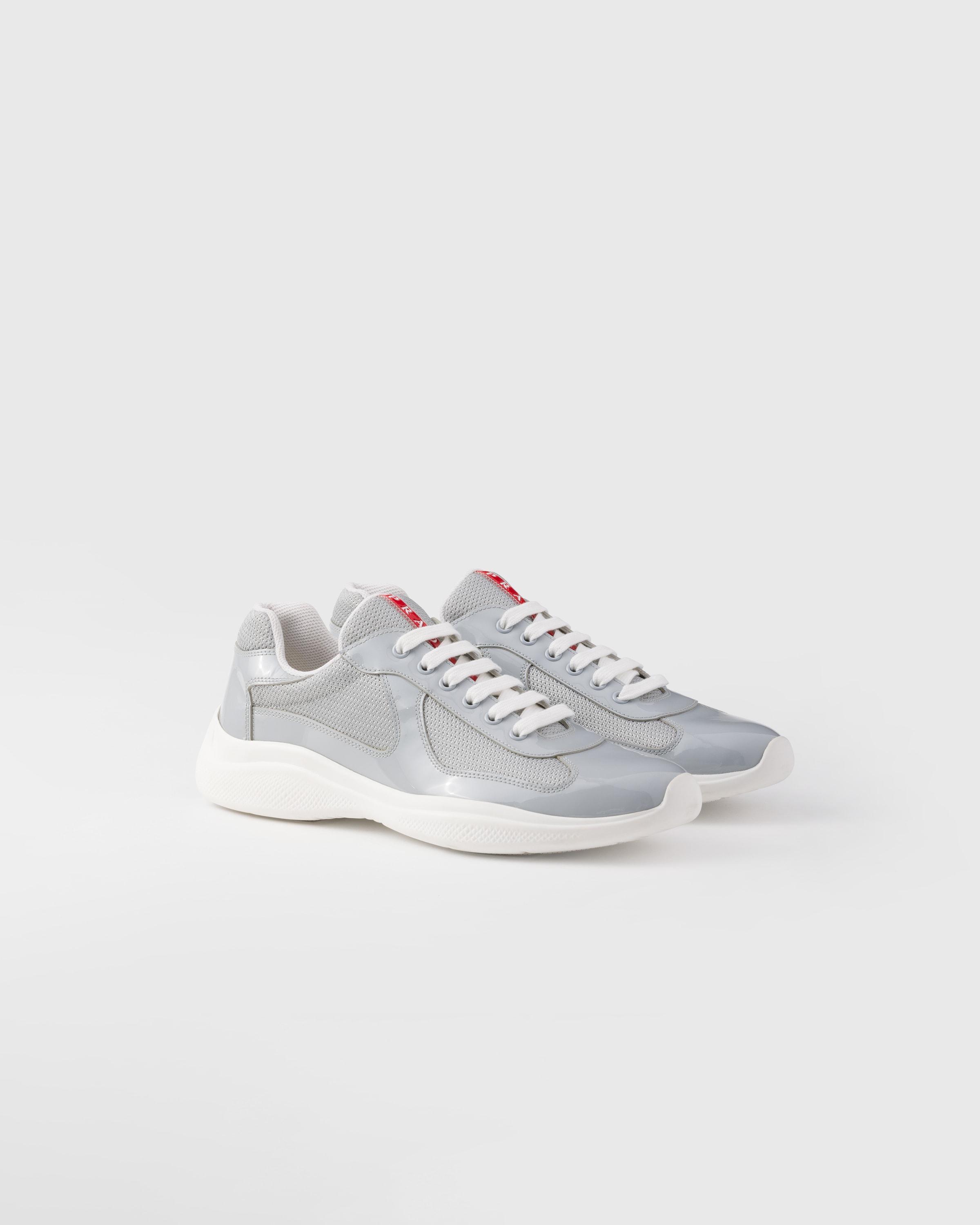 Patent leather and technical fabric Prada America's Cup sneakers Product Image