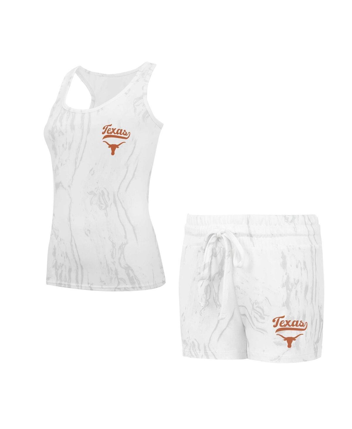 Womens Concepts Sport Texas Longhorns Quartz Tank Top & Shorts Set Product Image