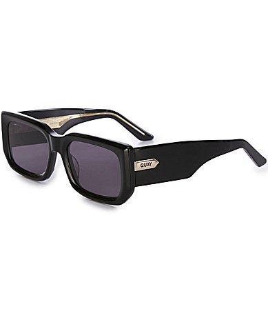 Quay Australia Womens Tell Me More 37mm Square Sunglasses Product Image