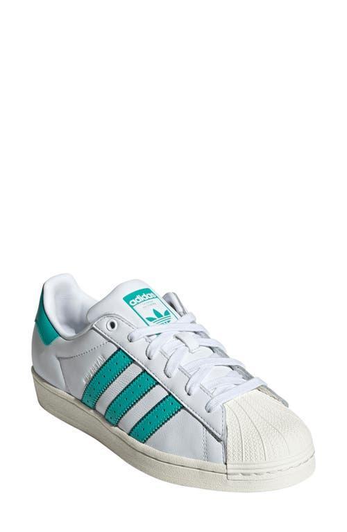 Womens  Superstar In Cloud White/mint Rush/white Product Image