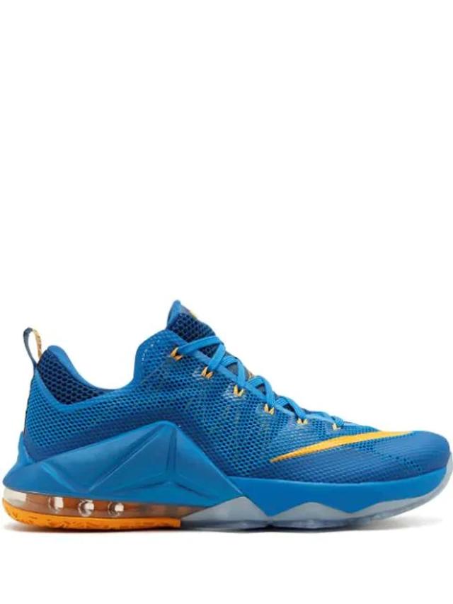 Lebron 12 Low Sneakers In Blue Product Image