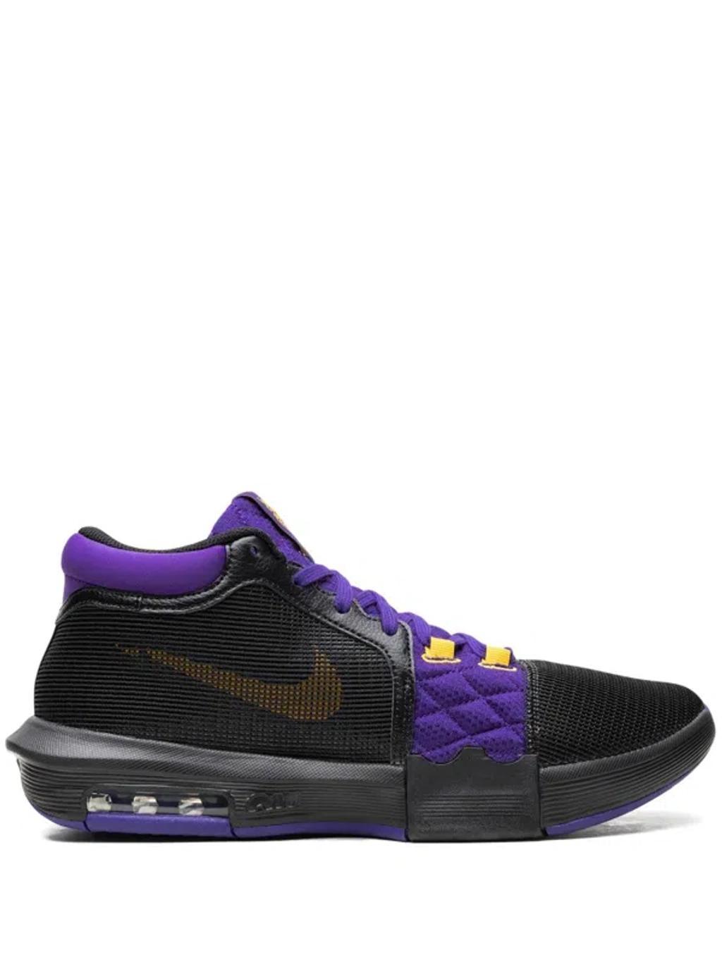 Lebron Witness 8 "lakers" Sneakers In Black Product Image