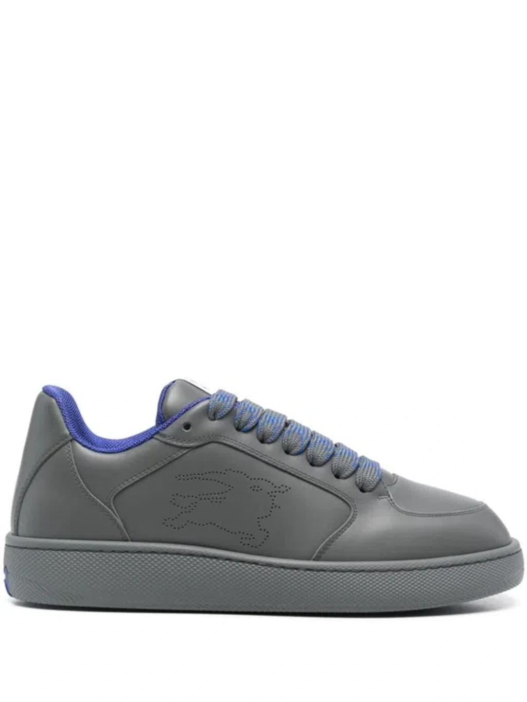 BURBERRY Stock Sneakers In Grey Product Image