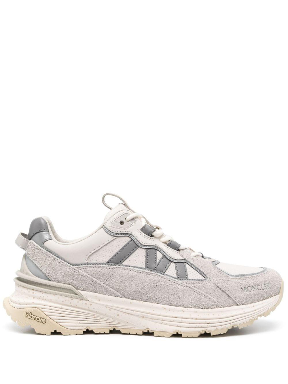 MONCLER Lite Runner Low-top Sneakers In Gray Product Image