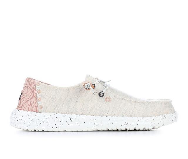 Women's HEYDUDE Wendy Heathered Slub Casual Shoes Product Image