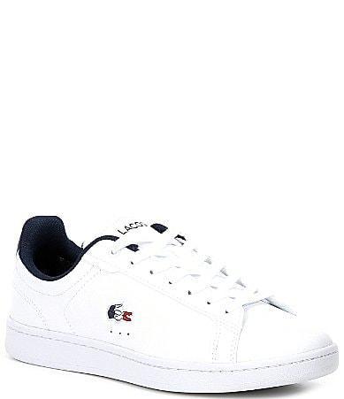 Lacoste Carnaby Pro Tri 123 1 (White/Navy/Red) Women's Shoes Product Image