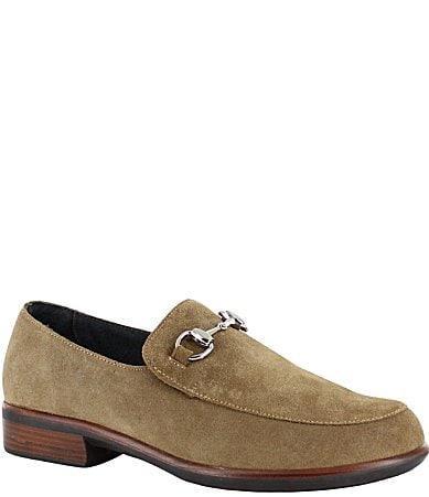 Naot Bentu Suede Bit Buckle Loafers Product Image