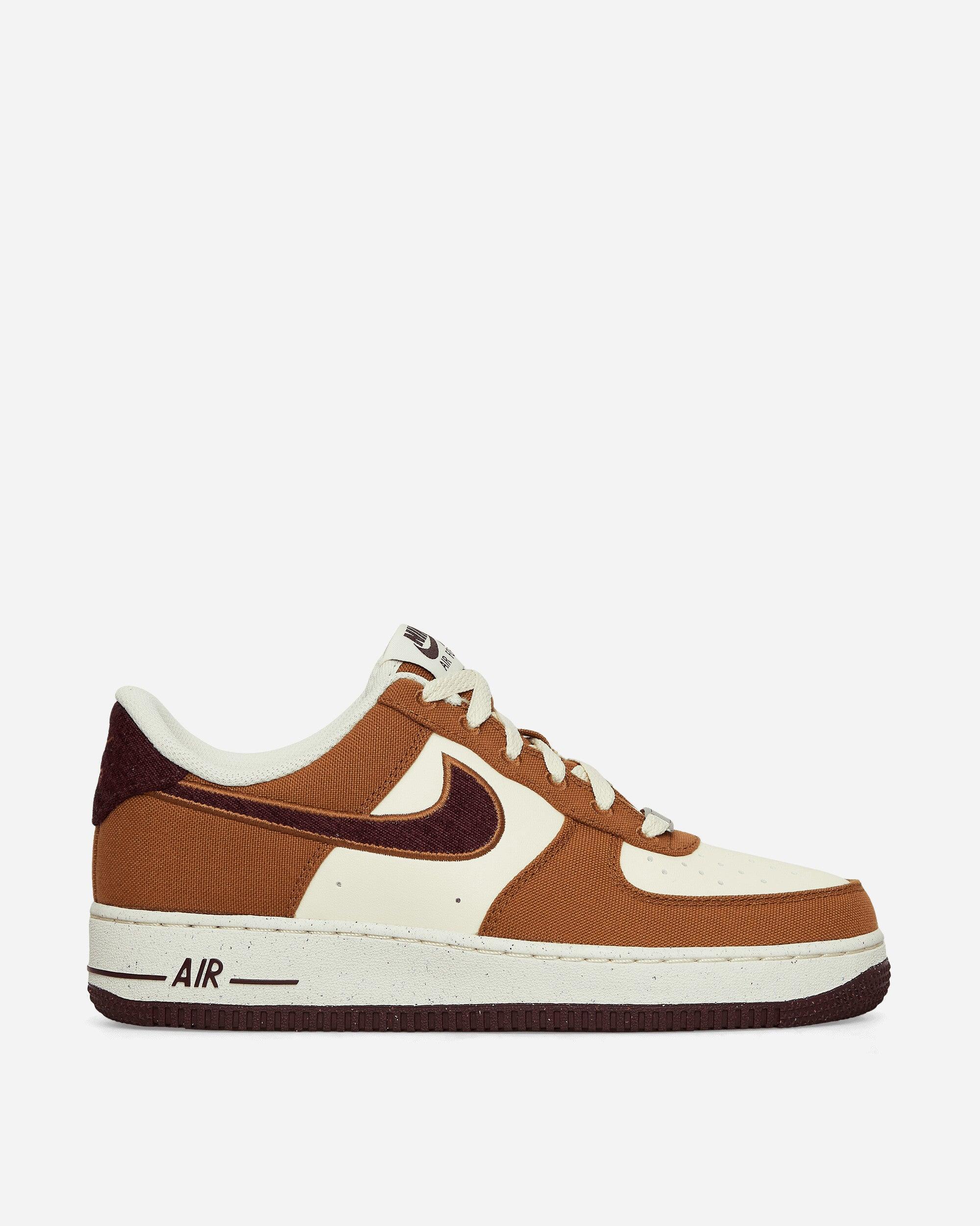 Air Force 1  07 Lv8 Sneakers Light British Tan / Burgundy Crush In Brown Product Image