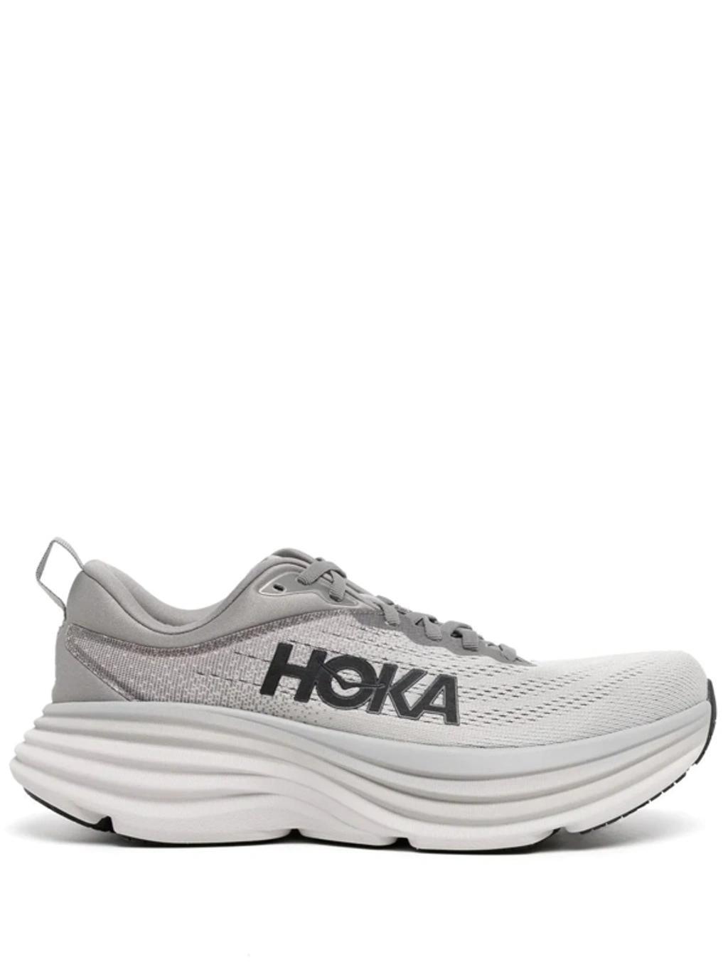 HOKA Outdoor Shoe Men Bondi 8 Sharkskin/harbor Mist Product Image