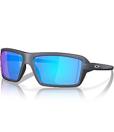 Oakley 63mm Oversize Polarized Rectangular Sunglasses Product Image