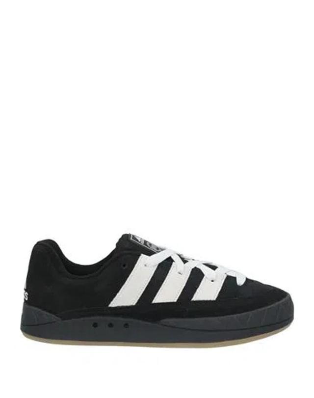 ADIDAS ORIGINALS Adimatic Sneakers In Black In Core Black/crystal White/gum 3 Product Image