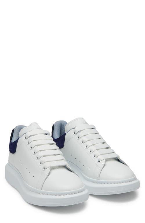 Oversize Sneaker In White/navy/light Blue Product Image