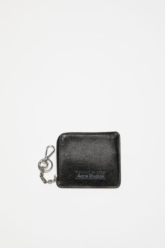 Zip leather wallet Product Image