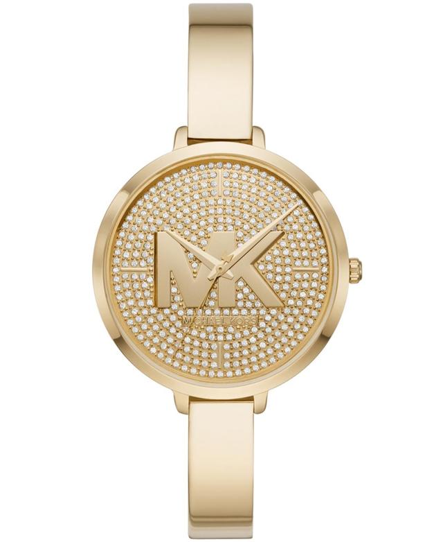 Michael Kors Womens Charley Gold-Tone Bangle Watch 38mm Product Image