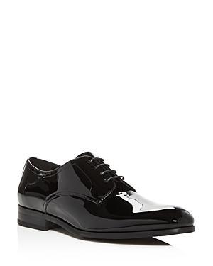 Mens Aalborg Lace-Up Patent Leather Derby Shoes Product Image