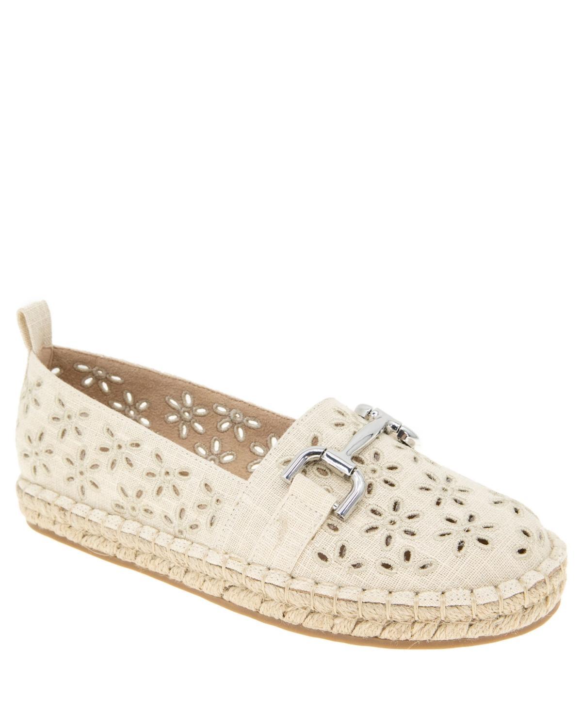 BCBGeneration Womens Tannia Laser Cut Slip-On Espadrille Flats Product Image