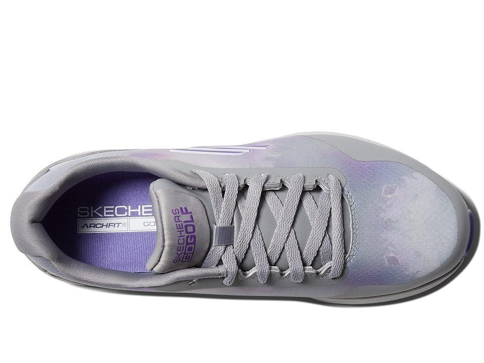 Skechers GO GOLF Go Golf Max 2-Splash (Gray/Purple) Women's Shoes Product Image