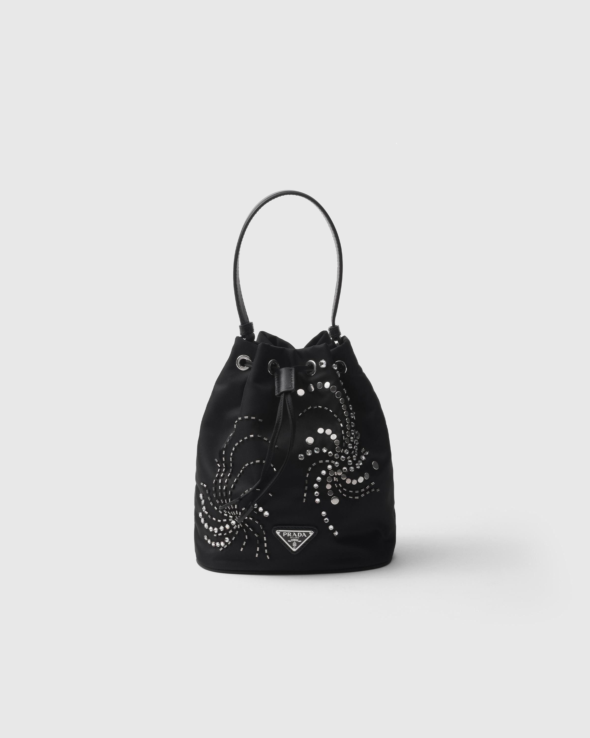 Re-Nylon embroidered mini-bag Product Image