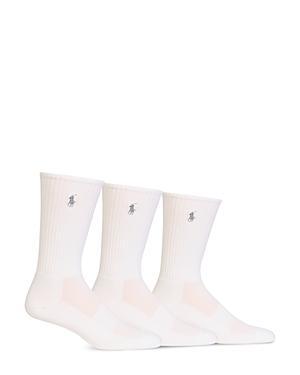 Polo Ralph Lauren Athletic Crew Socks - Pack of 3 Product Image