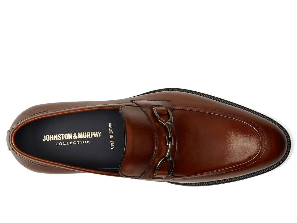 Johnston  Murphy Collection Mens Flynch Calfskin Bit Detail Loafers Product Image