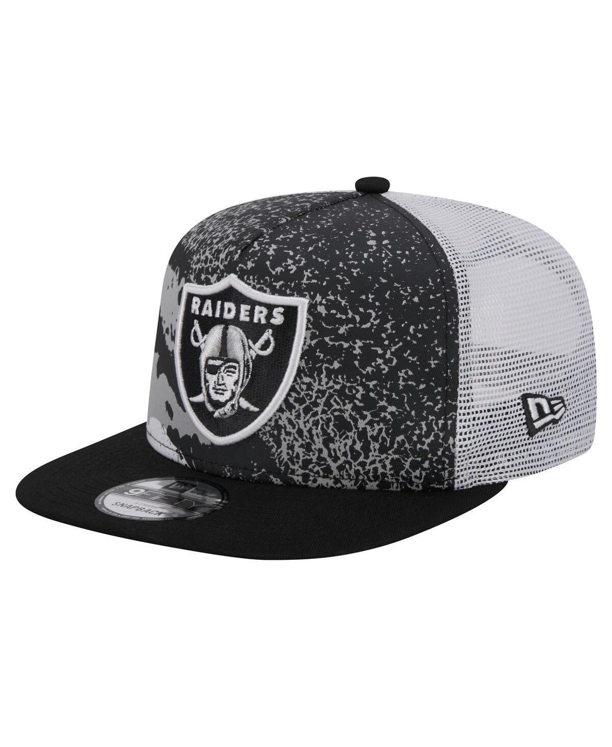 Mens New Era Las Vegas Raiders Court Sport 9FIFTY Snapback Hat Product Image