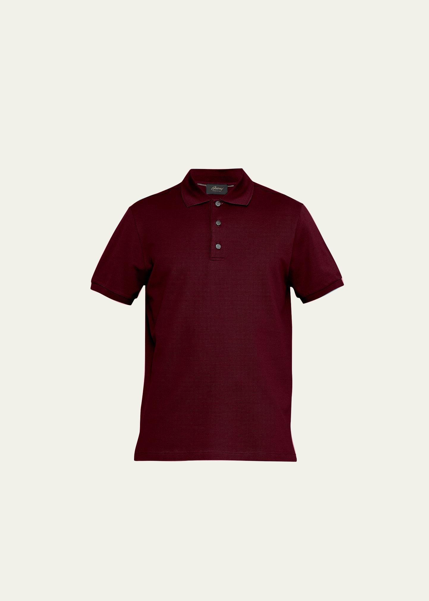 Mens Pique Polo Shirt Product Image