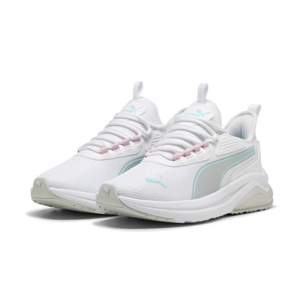 PUMA Amplifier Women's Sneakers in White/Cool Light Grey/Safe Lake Product Image