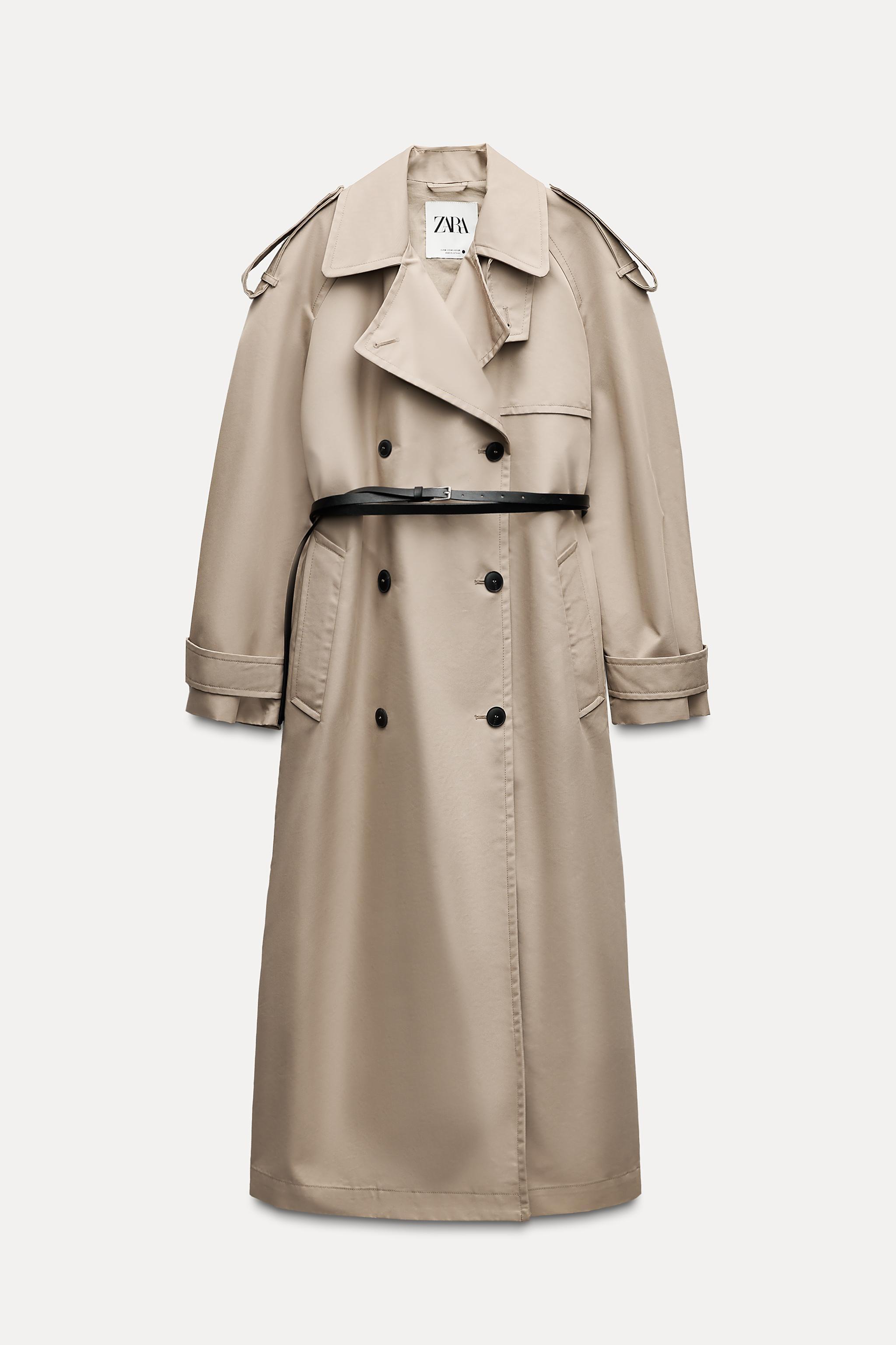 ZW COLLECTION OVERSIZED WATER REPELLENT TRENCH COAT Product Image