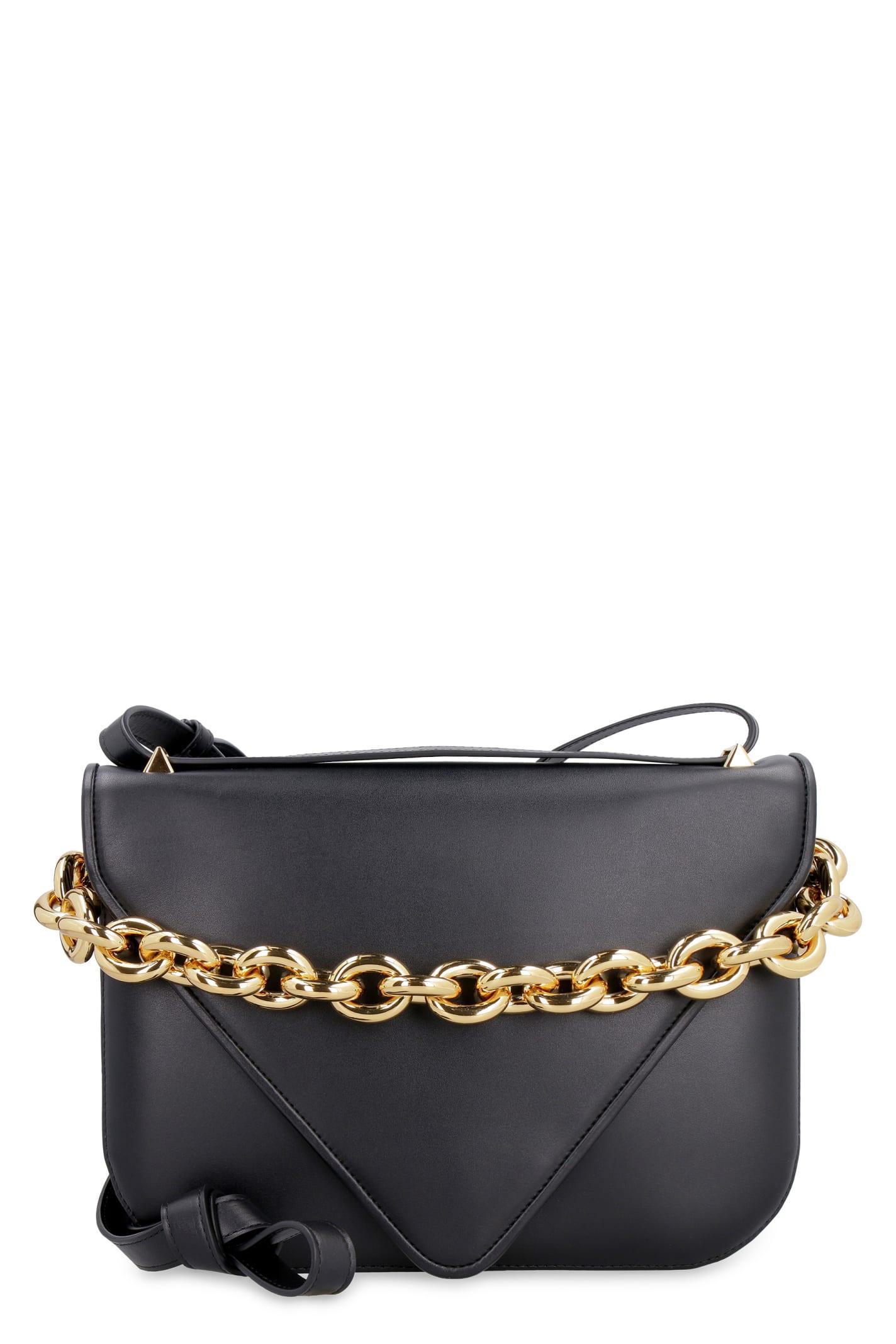 Mount Leather Envelope Bag In Black Product Image