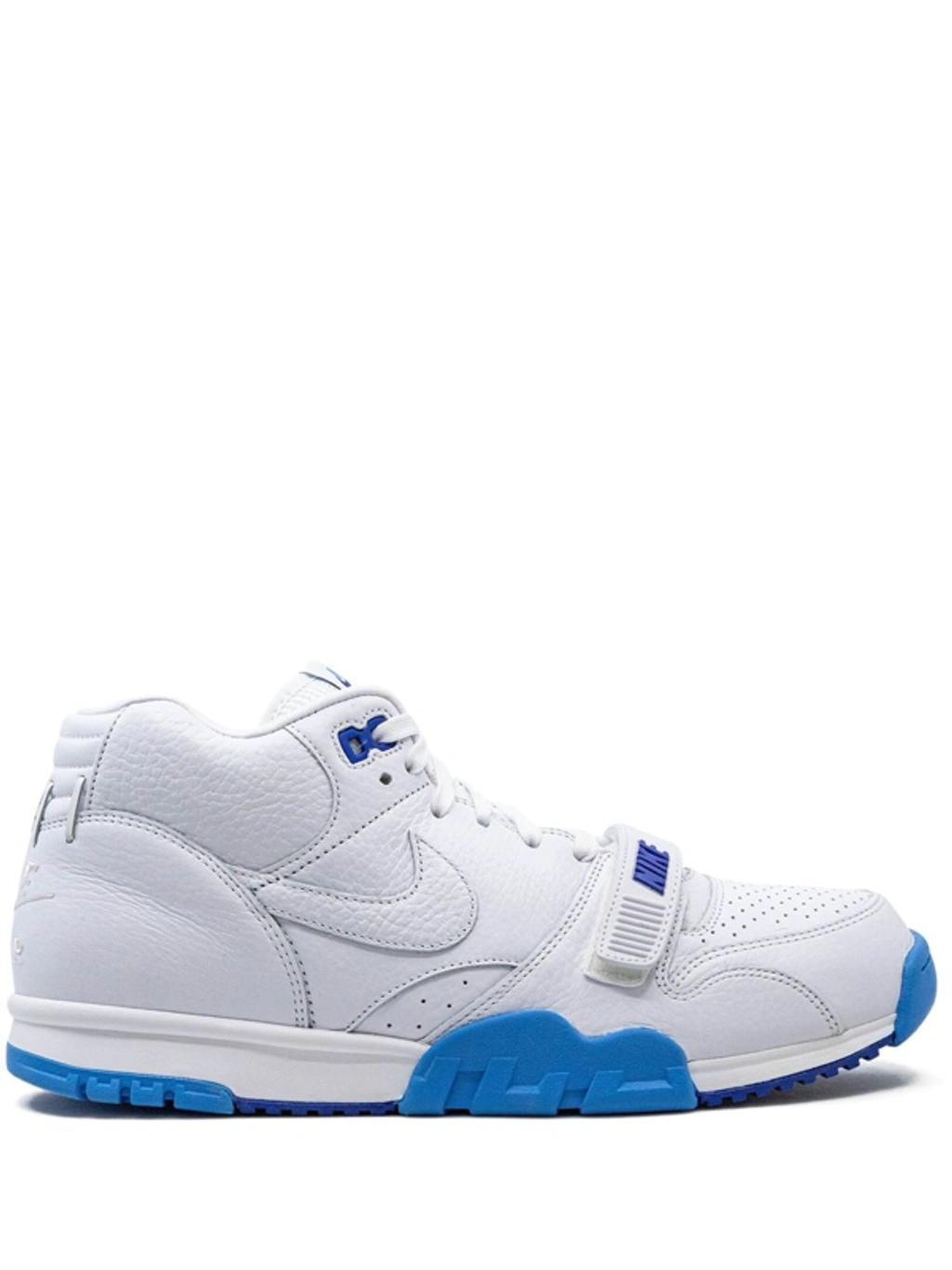 NIKE Air Trainer 1 High-top Sneakers In White Product Image