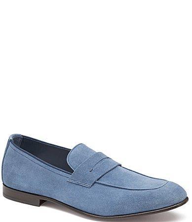 Mens Taylor Suede Penny Loafers Product Image