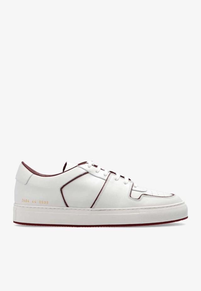 COMMON PROJECTS Decades Lace-up Sneakers In White Product Image