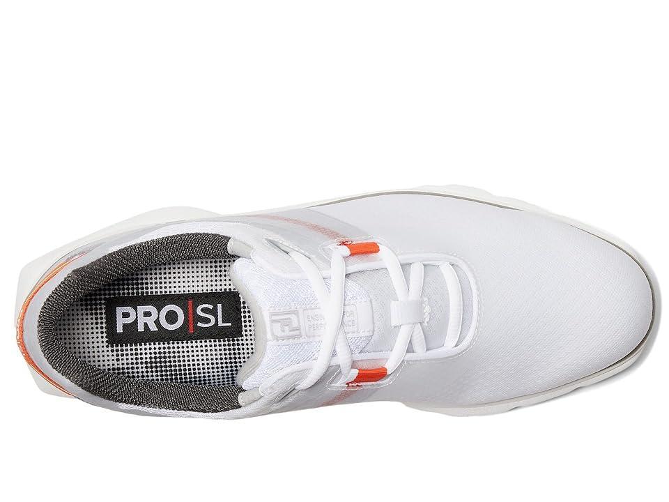 FootJoy Pro/SL Sport Golf Shoes - Previous Season Style Orange) Men's Golf Shoes Product Image